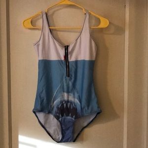 NWOT Ariel and the Shark Swimsuit
